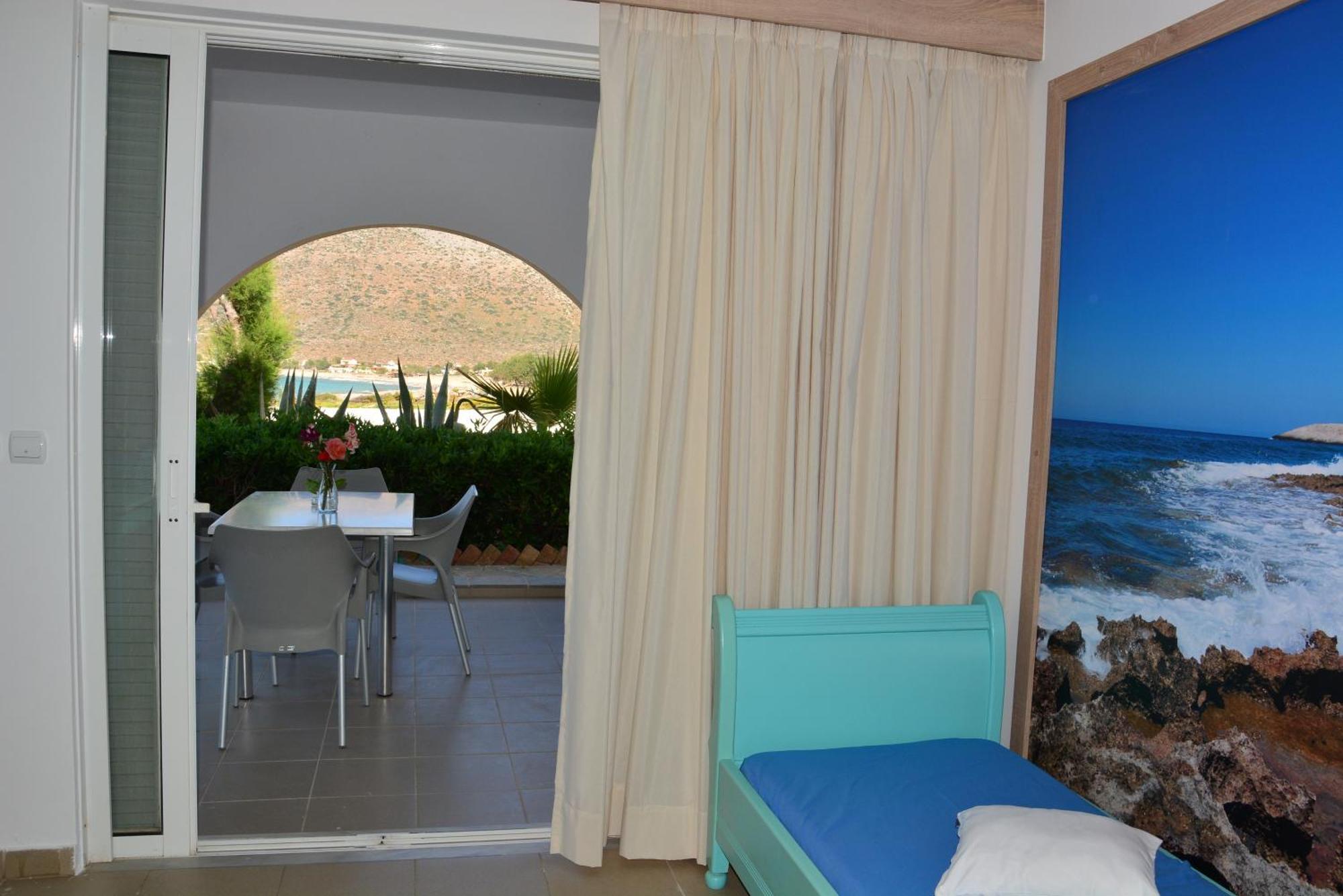 Blue Beach Villas Apartments Stavrós Chambre photo