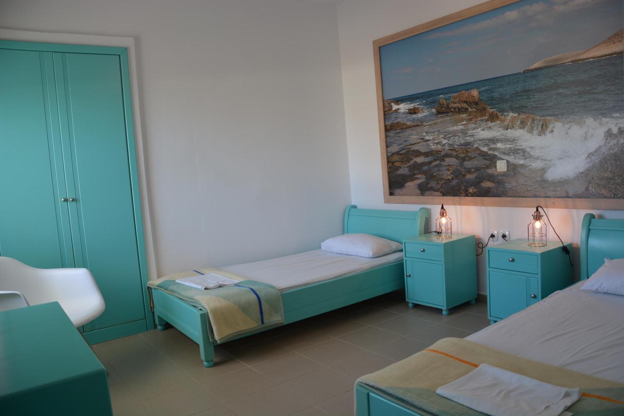 Blue Beach Villas Apartments Stavrós Chambre photo