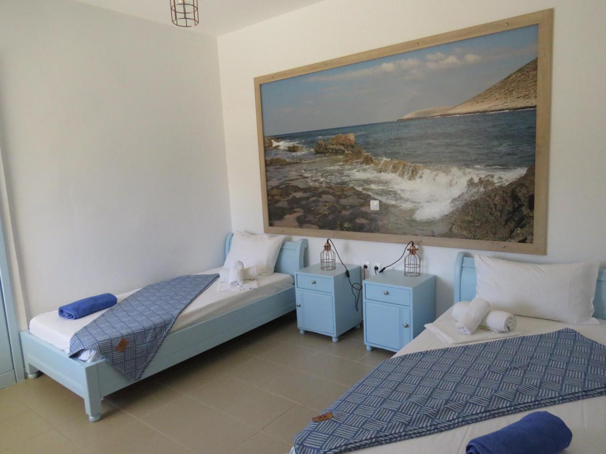 Blue Beach Villas Apartments Stavrós Extérieur photo